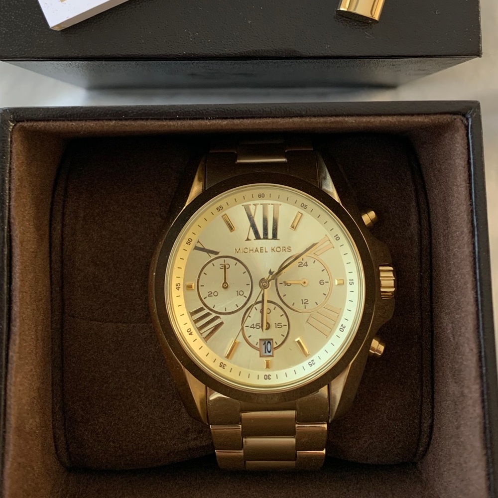 Michael Kors gold colored watch